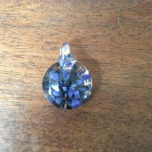 Glass blown pendant